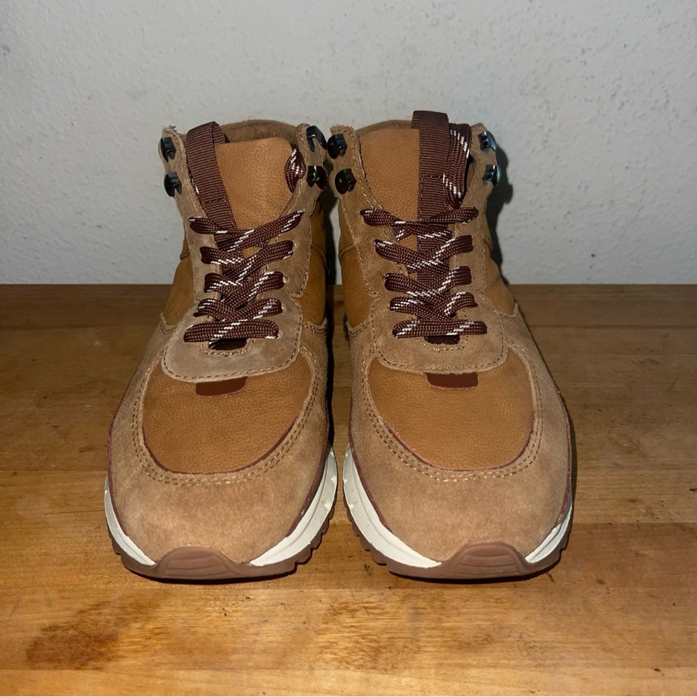 Madewell Nubuck Brown Suede Mid Sneaker Women’s Boots Size 6.5 Mens 5.5 - Picture 3 of 11